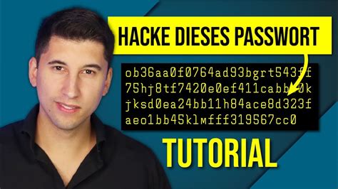 passwort hacken|HACKEN LERNEN: Passwörter knacken (Tutorial.